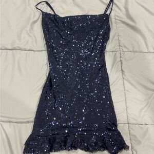 Lucy in the Sky Sparkling Midnight Mini Dress